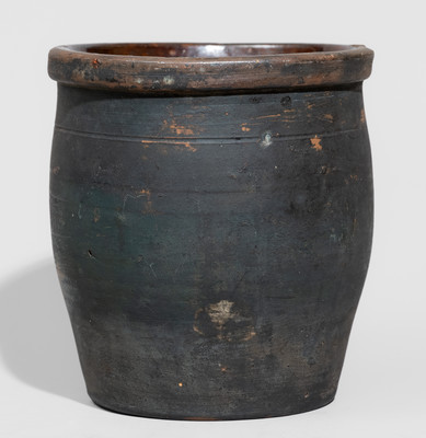 Extremely Rare Falling Spring, Franklin County, PA Redware Presentation Jar, "May 25th 1878"