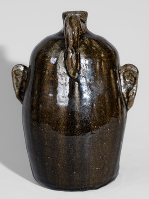 Alkaline-Glazed "Lanier Meaders," Cleveland, GA Stoneware Jug, c1985