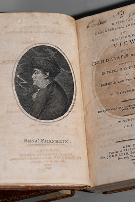 Clarkson Crolius's Personal Set of WINTERBOTHAM'S HISTORY OF AMERICA, New York, 1794