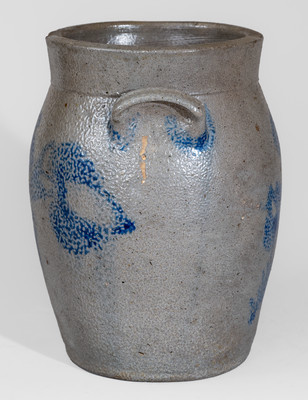 Very Rare BELL (Peter, Samuel, and/or Solomon Bell, Winchester, VA) Stoneware Jar, c1840