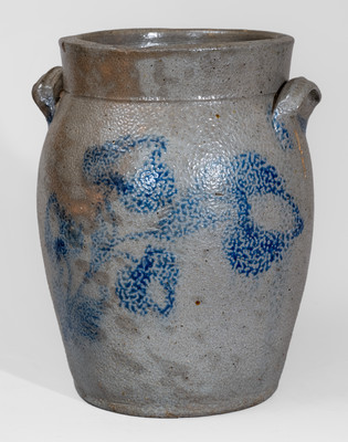 Very Rare BELL (Peter, Samuel, and/or Solomon Bell, Winchester, VA) Stoneware Jar, c1840