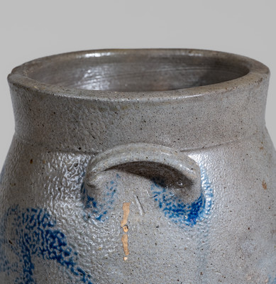 Very Rare BELL (Peter, Samuel, and/or Solomon Bell, Winchester, VA) Stoneware Jar, c1840