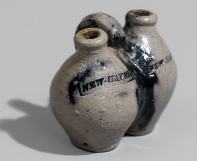 New-Haven Stoneware Double Jug