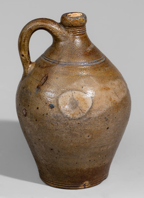 Iron-Decorated BOSTON, Mass. (Frederick Carpenter) Stoneware Jug, early 19th century