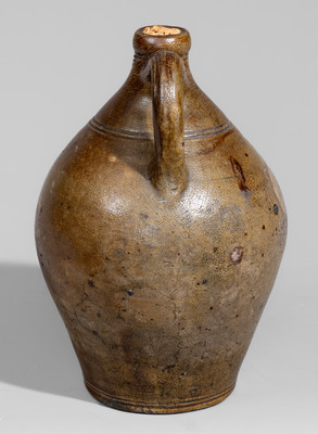 Iron-Decorated BOSTON, Mass. (Frederick Carpenter) Stoneware Jug, early 19th century