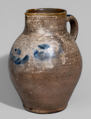 C. CROLIUS / MANUFACTURER / NEW-YORK Stoneware Pitcher, early 19th century