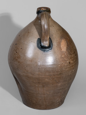 Rare SAMUEL STOUT, South River, New Jersey, Stoneware Jug, Dated 1836