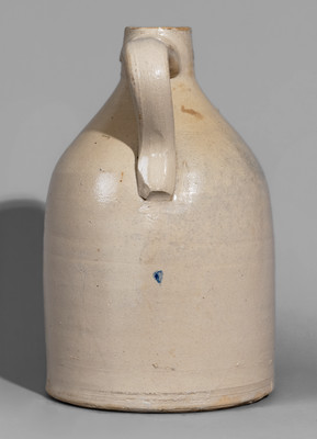 Half-Gallon Morristown, NJ Stoneware Advertising Jug attrib. Fulper Pottery, Flemington