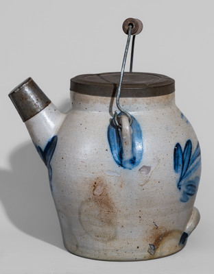 COWDEN & WILCOX / HARRISBURG, PA Stoneware Batter Pail, c1865