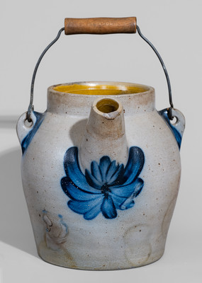 COWDEN & WILCOX / HARRISBURG, PA Stoneware Batter Pail, c1865