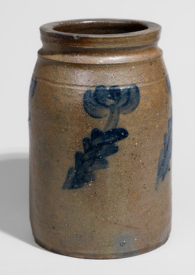 Scarce attrib. Decker Pottery, Washington County, Tennessee Small-Sized Stoneware Jar