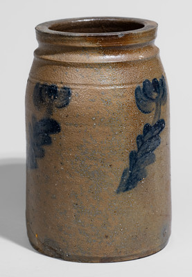 Scarce attrib. Decker Pottery, Washington County, Tennessee Small-Sized Stoneware Jar