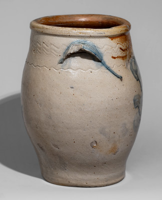 Stoneware Jar, probably Bissett Pottery, Old Bridge, NJ, circa 1810
