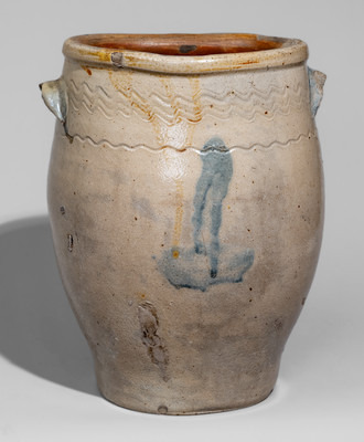 Stoneware Jar, probably Bissett Pottery, Old Bridge, NJ, circa 1810