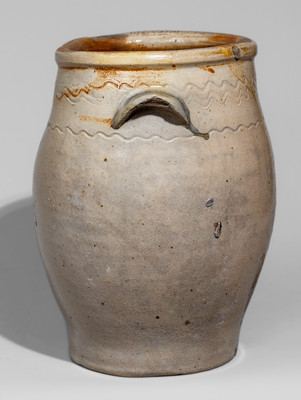 Stoneware Jar, probably Bissett Pottery, Old Bridge, NJ, circa 1810