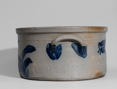 Rare SAM'L. I. IRVINE, / NEWVILLE, PA Stoneware Cake Crock