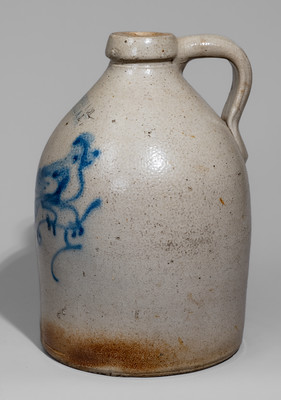HAXSTUN, OTTMAN & CO. / FORT EDWARD N.Y. Stoneware Bird Jug