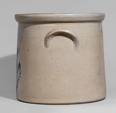 Two-Gallon HAXSTUN & CO. / FORT EDWARD, N.Y. Stoneware Bird Crock
