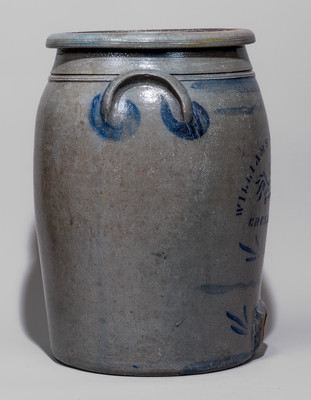 Rare WILLIAMS AND REPPERT / GREENSBORO, PA Six-Gallon Stoneware Water Cooler