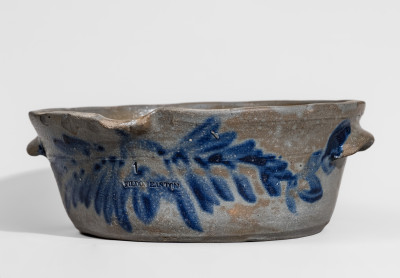 Unique and Important TILDON EASTON Stoneware Milkpan
