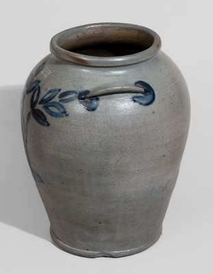 Important and Possibly Unique R. BUTT / Montgomery County, Maryland Stoneware Jar, c1826