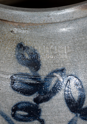Important and Possibly Unique R. BUTT / Montgomery County, Maryland Stoneware Jar, c1826