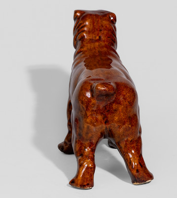 Red Wing, Minnesota Stoneware Bulldog Figure, early 20th century
