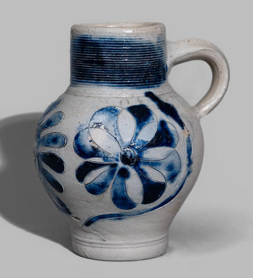 Westerwald, Germany Stoneware "GR" Mug, 18th century