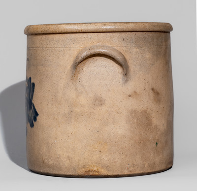 Three-Gallon A. K. BALLARD / BURLINGTON, VT Stoneware Grapes Crock