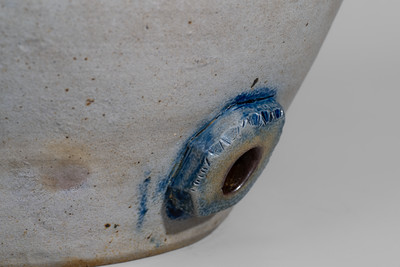Exceedingly Rare and Important Monmouth Co, NJ Stoneware Cooler w/ Incised Eagle, Bird and Floral Motifs
