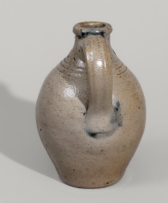 Outstanding Miniature Presentation Jug w/ Incised Bird Decoration, attrib. Nicholas Van Wickle, Monmouth Co, NJ