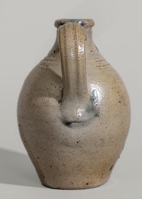 Outstanding Miniature Presentation Jug w/ Incised Bird Decoration, attrib. Nicholas Van Wickle, Monmouth Co, NJ