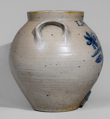 Exquisite Large-Sized TYLER & DILLON / ALBANY, NY Stoneware Presentation Water Cooler for Loveland Paddock