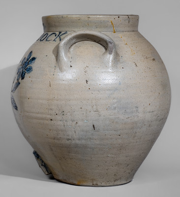 Exquisite Large-Sized TYLER & DILLON / ALBANY, NY Stoneware Presentation Water Cooler for Loveland Paddock