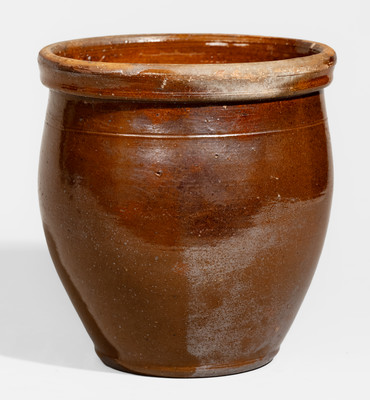 Extremely Rare HEART & CROFT (Kate Heart and David Croft, Chambersburg, PA) Redware Jar