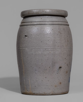 EXCELSIOR WORKS / Isaac Hewitt, Jr. / RICES LANDING, PA Stoneware Canning Jar