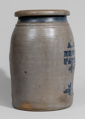 A. CONRAD / NEW GENEVA / FAYETTE CO / PA Stoneware Jar