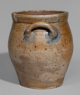 Very Rare LIBERTY FOREVER South Amboy, New Jersey Stoneware Jar, circa 1807