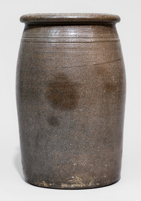 Scarce Guyandotte, WV Stoneware Advertising Jar, c1880