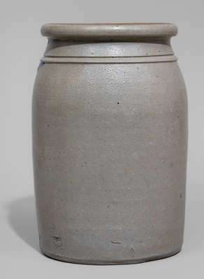 Rare Moundsville, West Virginia Stoneware Advertising Jar, c1875