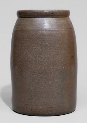 Letart, West Virginia Stoneware Advertising Jar, c1880