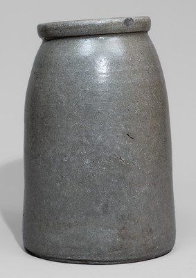 Very Rare Rock Castle, West Virginia Advertising Stoneware Canning Jar