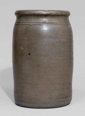 RICHEY & HAMILTON / PALATINE / W. VA Stoneware Jar, c1875