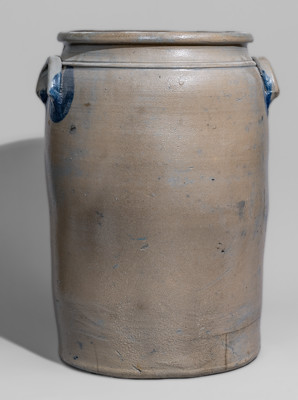 Outstanding Ten-Gallon Lion Pottery A. CONRAD / NEW GENEVA / FAYETTE CO, PA Double Eagle Crock