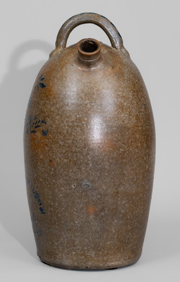 Very Rare RICHEY & HAMILTON / PALATINE / W. VA Stoneware Harvest Jug