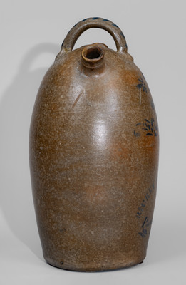 Very Rare RICHEY & HAMILTON / PALATINE / W. VA Stoneware Harvest Jug