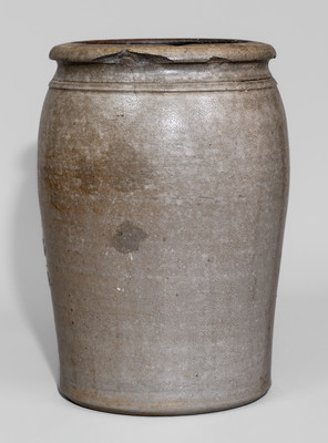 Two-Gallon A.P. DONAGHHO / PARKERSBURG, W.VA Stoneware Jar