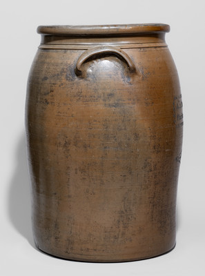 Ten-Gallon A.P. Donaghho / Parkersburg W.V. Stoneware Jar