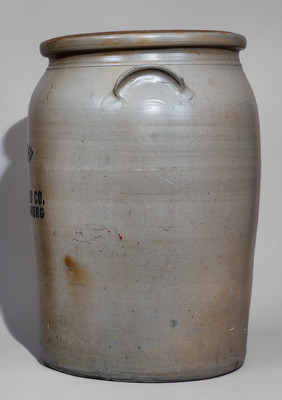 Twenty-Gallon DONAGHHO CO. / PARKERSBURG, West Virginia Stoneware Jar