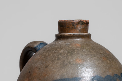 Extremely Rare Brooksville, West Virginia Advertising Stoneware Syrup Jug